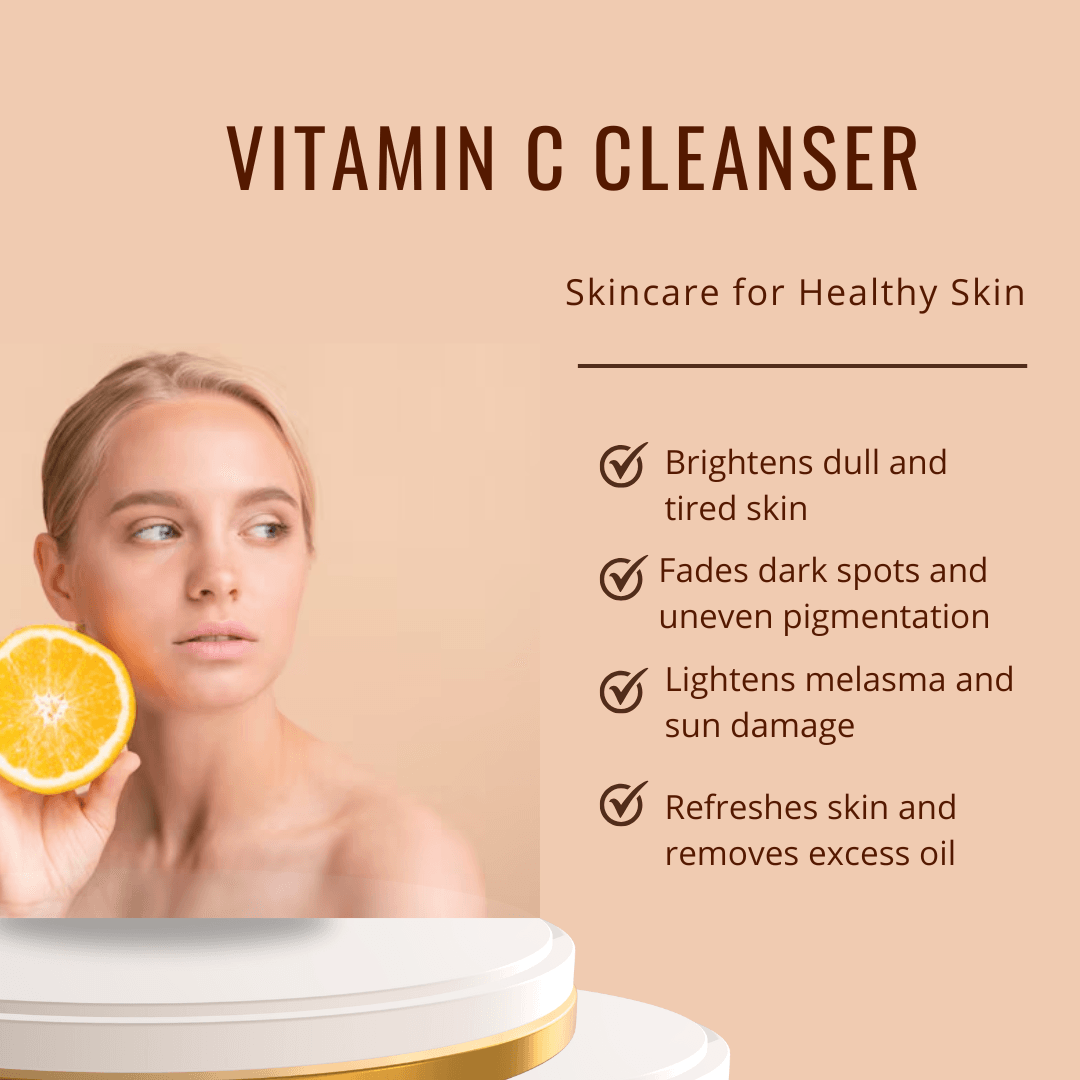 Rhyn Derma Vitamin C Cleanser Nepal | Brightening Face Wash For Glowing Skin 100 Ml - image 4