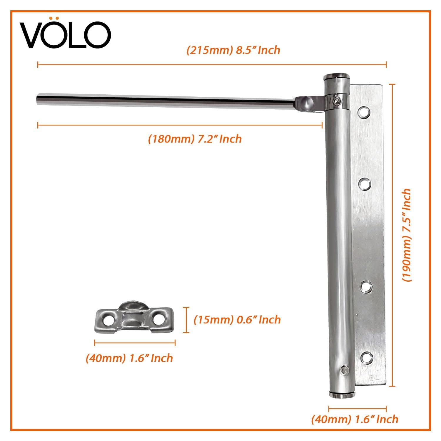 Automatic Door Closing For Wooden, Residential & Commercial Doors | Durable Fitting Set Included | Pack Of 1 - image 1