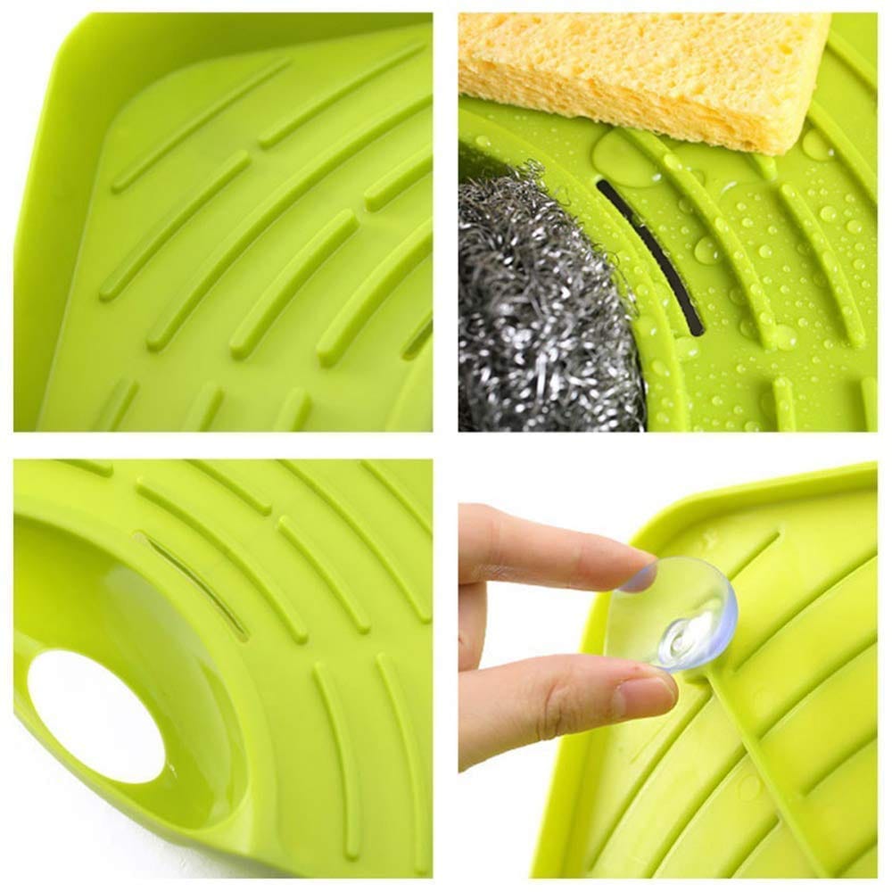 Corner Kitchen Sink Organizer Wash Basin Storage Organiser - image 2