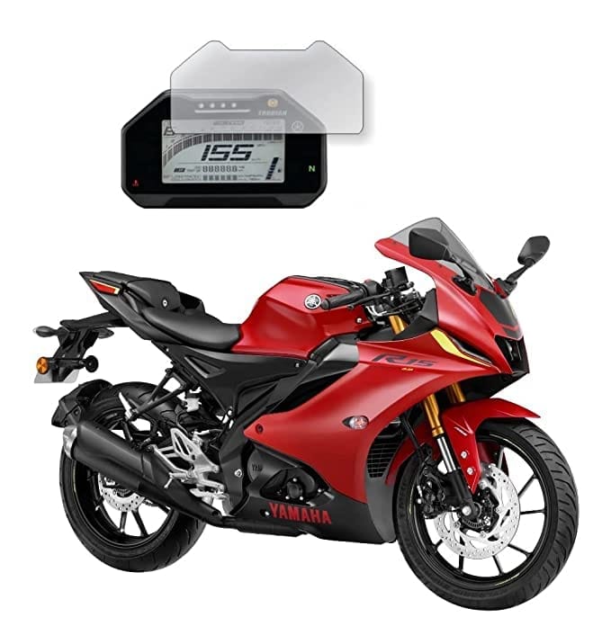 Bike Speedometer Screen Protector Scratch Guard Compatible For Yamaha R15 V4 M - image 4