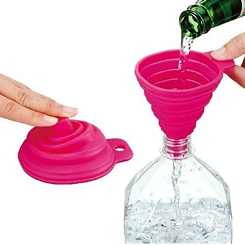1 Litre Plastic Oil Dispenser Bottle With Silicon Funnel, Oil Brush And Spatula (1 Pc Oil Bottle + 1pc Funnel + 1pc Silicone Oil Brush & Spatula) - image 4