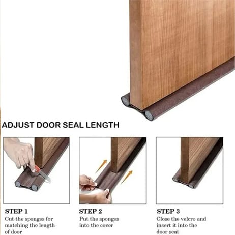 48 INCH Door Bottom Sealing Strip Guard For Home And Office 4 Feet - image 5