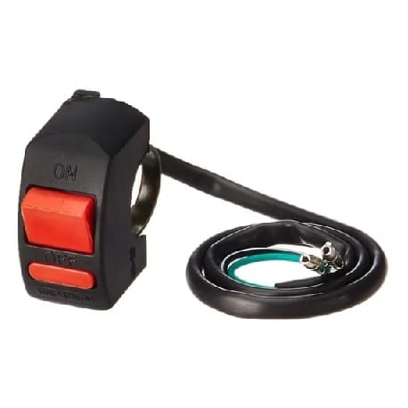 Universal On/Off Switch For Bikes & Scooter For Hazard, Extra Horn, Headlight