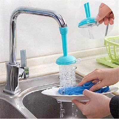 Adjustable Kitchen Splash Shower Faucet Regulator Sprinkler Head Nozzle Bathroom Tap Water Saving Device (Standard) - image 1