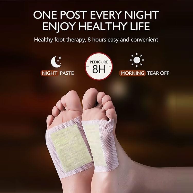 Bee Venom Detox Foot Patches For Feet (1 Pack X 10 Patches) | Relaxation & Stress Relief Foot Patches | Overnight Foot Care Patches For Better Sleep | For Men & Women - image 4