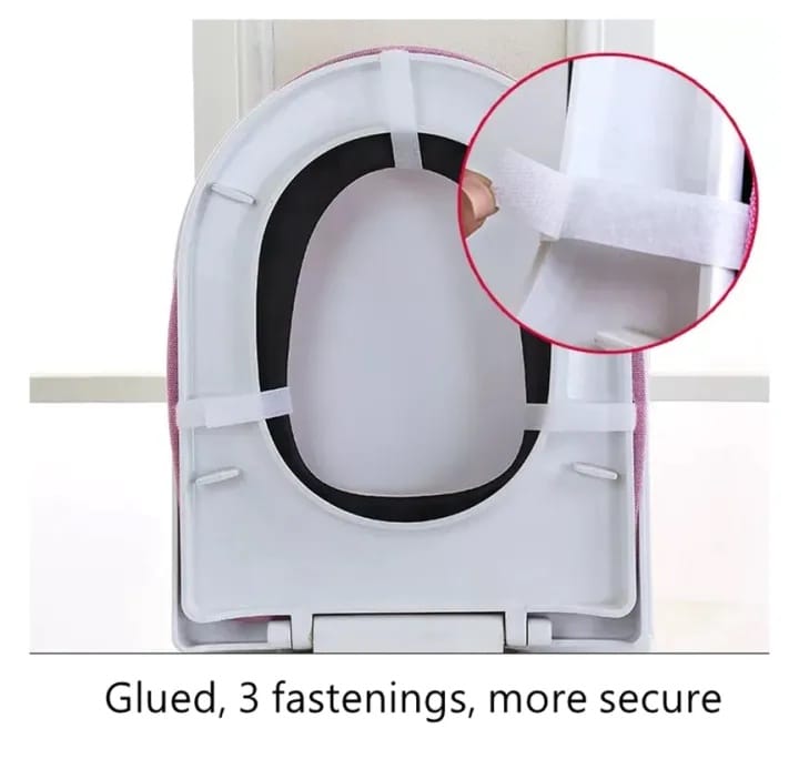 Coral Fleece Toilet Seat Cover - image 2