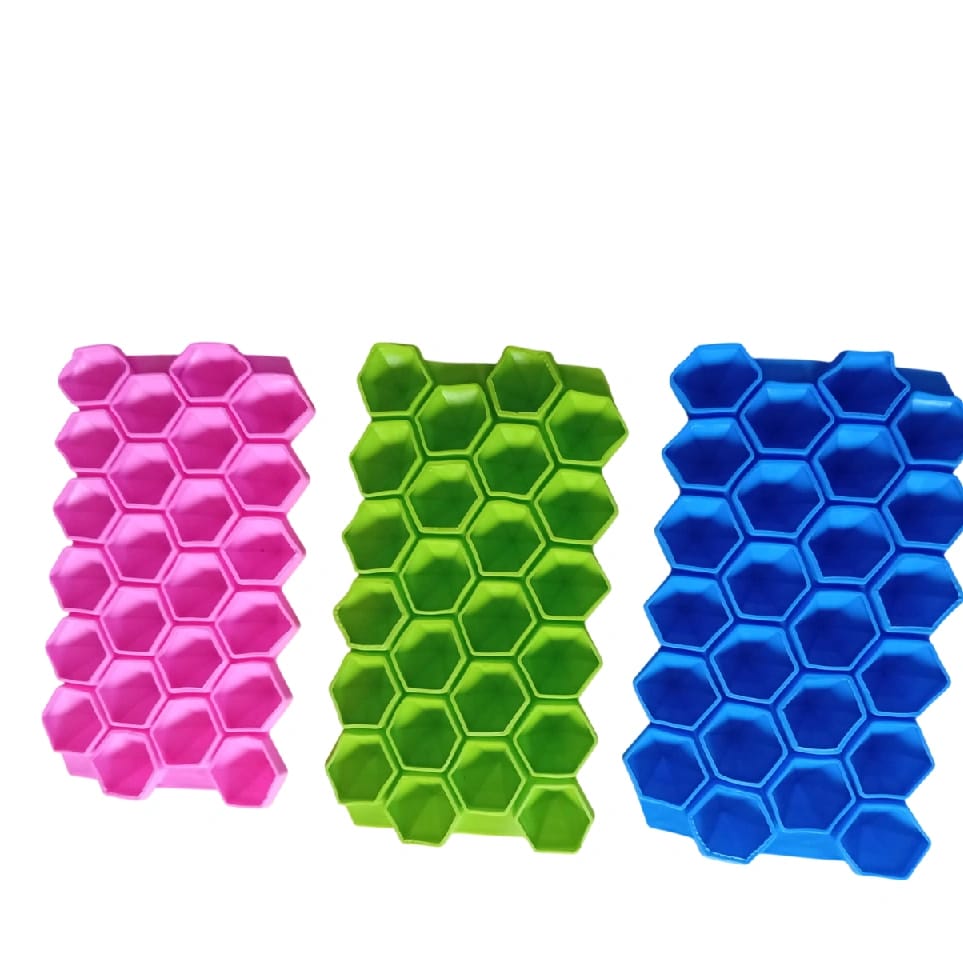 Flexible 24 Cavity Ice Cube Tray Mold Trays For Freezer Moulds Small Cubes Easy Release Whiskey Fridge Bar Soft Smooth Rubber Ice Tray - image 1