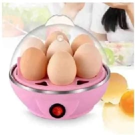 Electric 7-Egg Boiler And Steamer Cooker For Kitchen Use - Multicolor - image 3