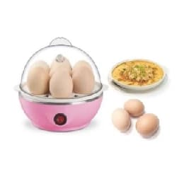 Electric 7-Egg Boiler And Steamer Cooker For Kitchen Use - Multicolor - image 1