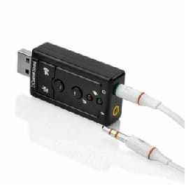 External 7.1 Channel USB Sound Card Adapter For Mic And Headphone - image 3