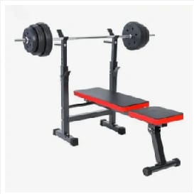 Foldable Multifunctional Adjustable Bench Press - Multicolor - image 1