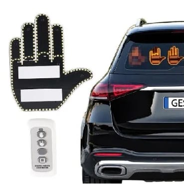 Car Finger LED Gesture Light With Remote - image 4