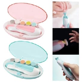 Electric Nail Trimmer Set For Babies - Multicolor - image 2