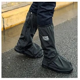 Double Coated Waterproof & Dustproof Long Shoe Covers (Assorted Colors) - image 2