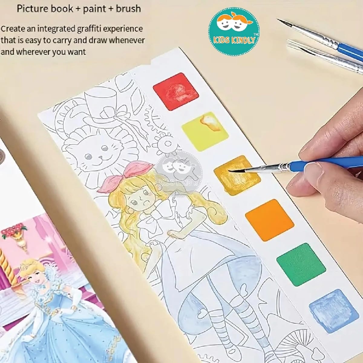 Creative Watercolor Painting Book 20 Sheets Per Book - Multi - image 2