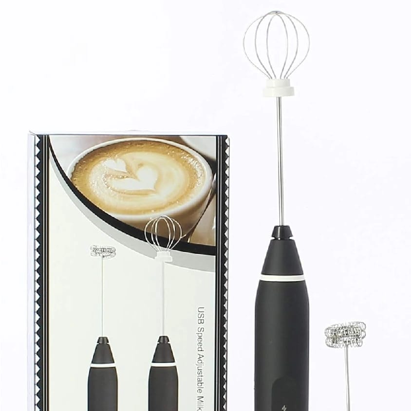 Handheld Electric Milk Frother For Coffee And Drinks - Multicolor - image 1
