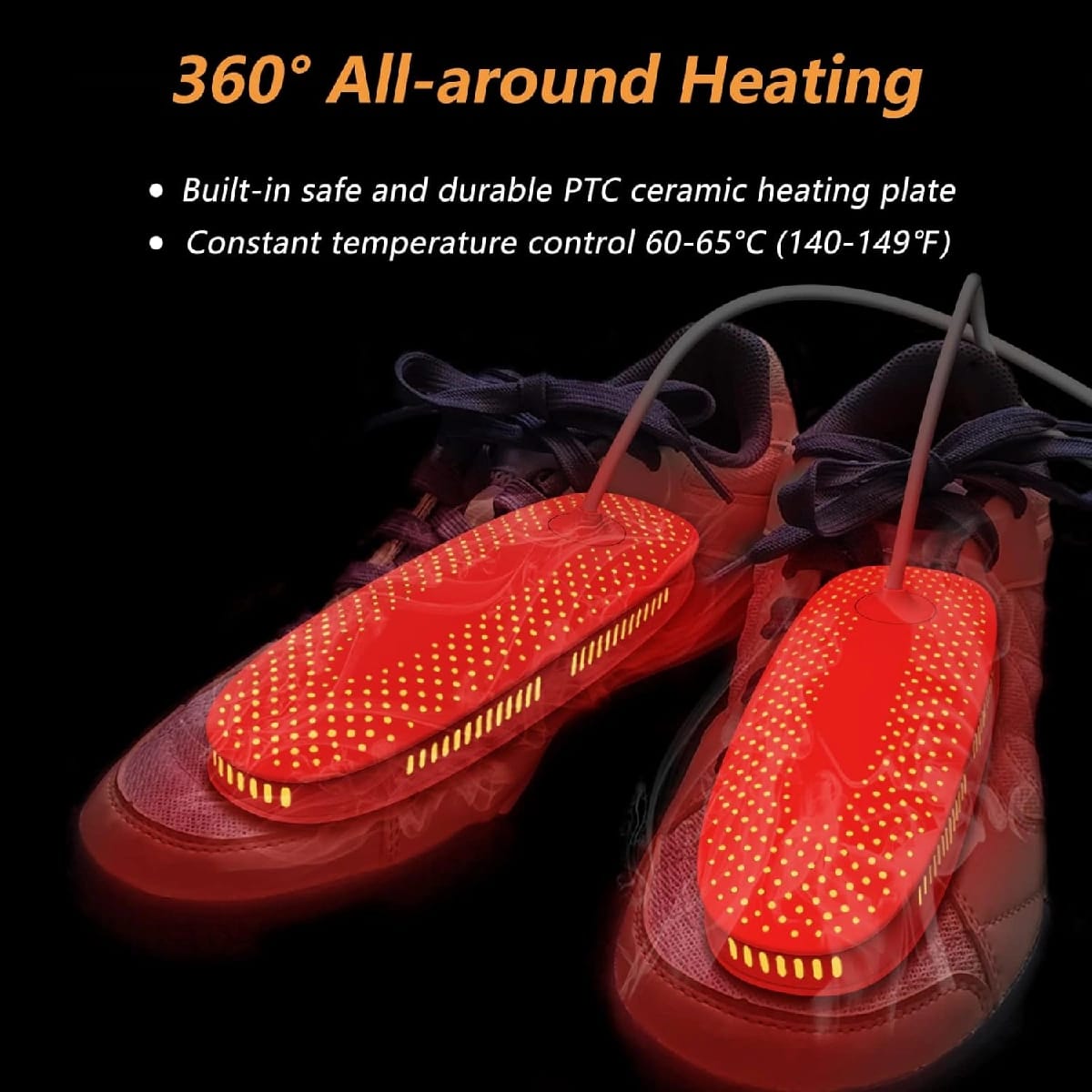 Portable Silent Electric Dryer For Shoes Socks Gloves - Multicolor - image 2