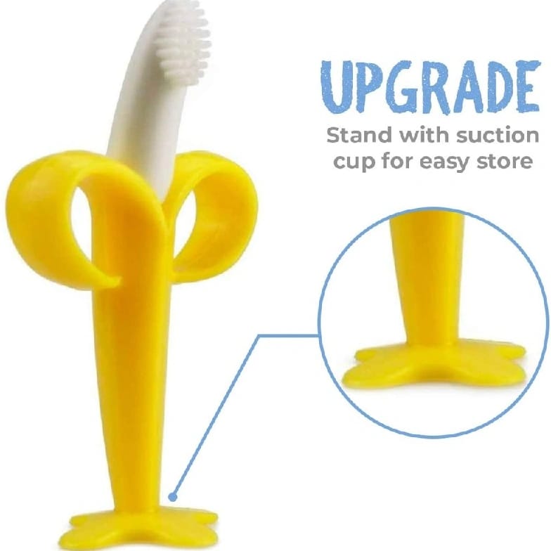 Baby Banana Brush Teether BPA Free - Multicolor - image 3