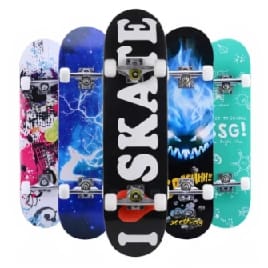 Skateboard-16 Inches (Comfortable And Light) Print Will Be Different - Multicolor - image 1