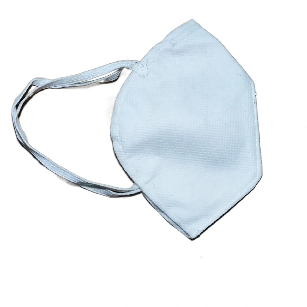 Face Mask For Dust And Cold White Pack Of 12 With Nose Clip