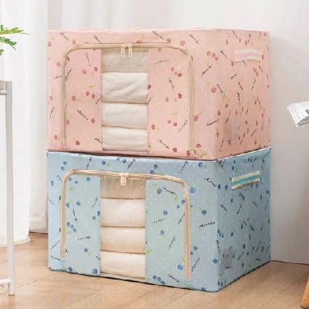68L Multi-Design Cloth Storage Box - (Multicolor) - image 3