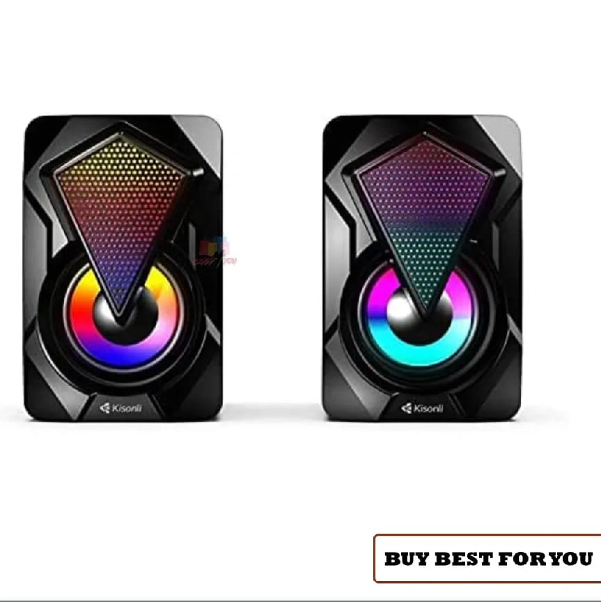 Kisonli L-9090 Multimedia Speaker For PC & Laptop - image 2