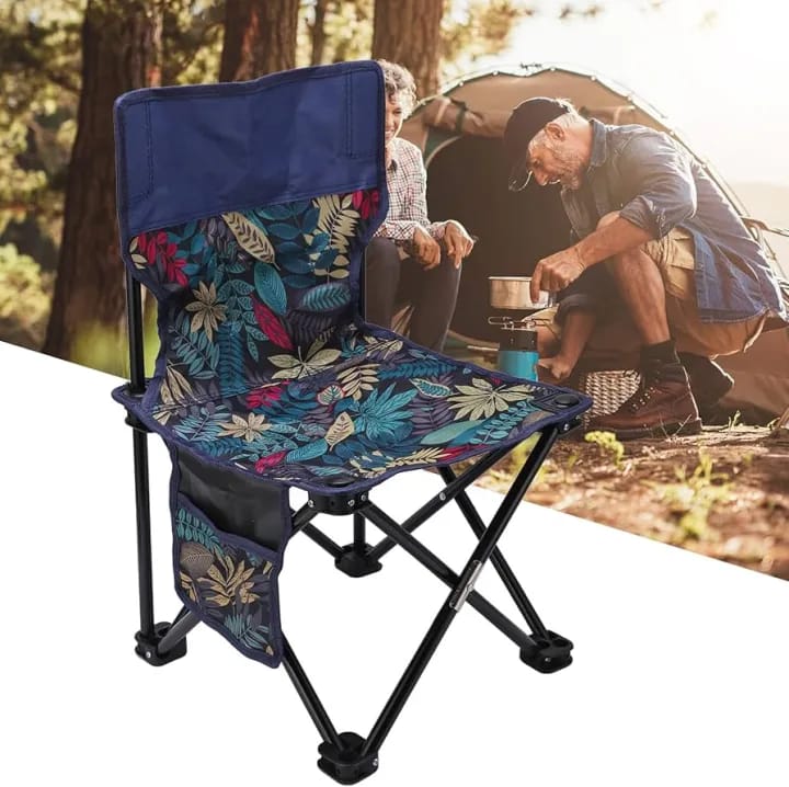 Portable Folding Outdoor Camping Chair, Heavy Duty Chair for Home, Travel, Camping, Fishing - image 4