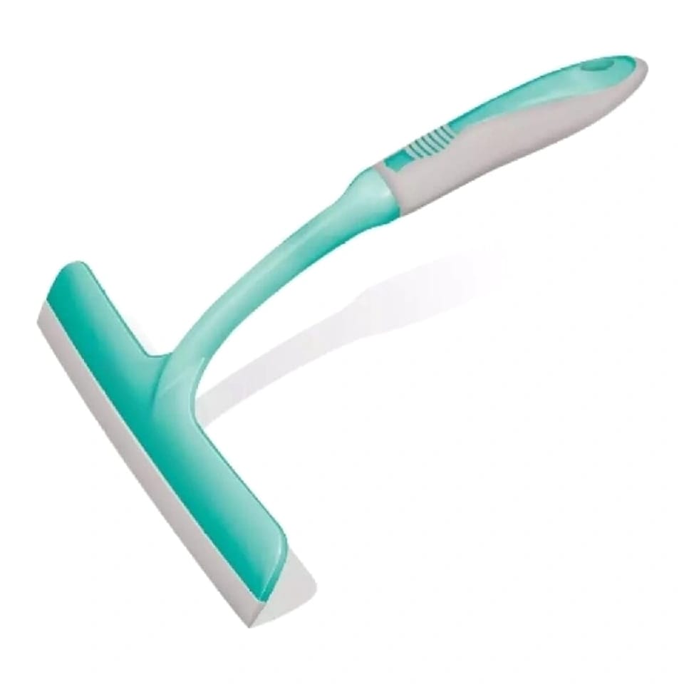 Glass Kitchen Bathroom Mirror Wiper Mop Long Handle