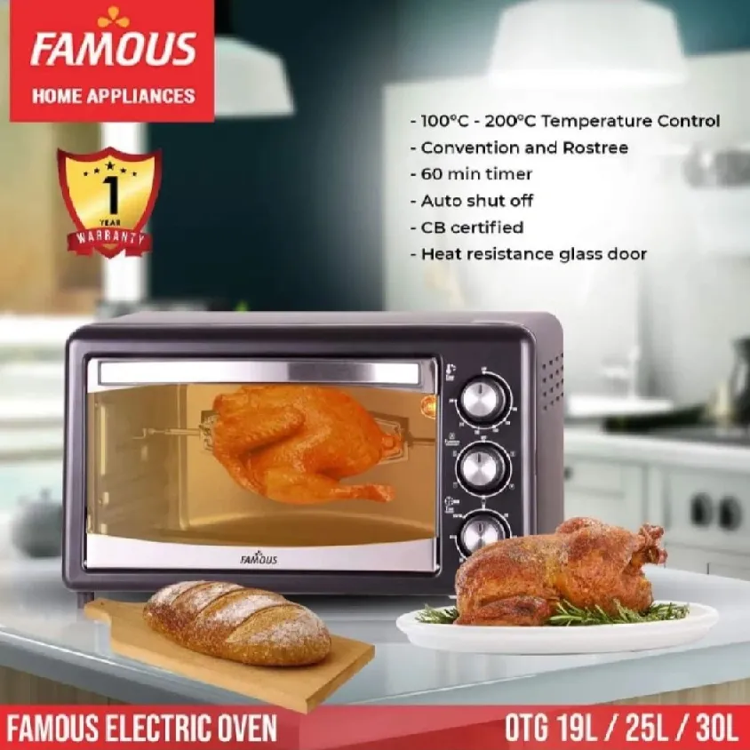 Famous Electric OTG 30 Oven With Grill And Convection - image 2