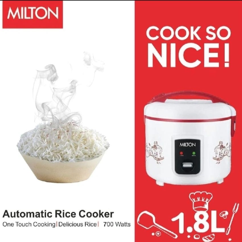 Milton Rice Cooker 1.8 Lits Deluxe Warmer - image 3