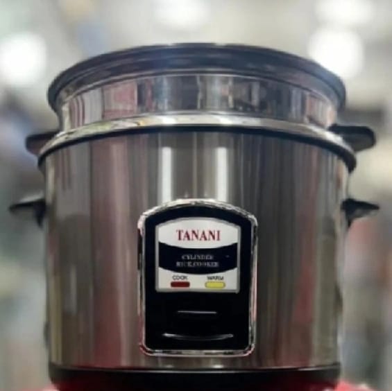 Steel Rice Cooker 1.5 Lits With Steel Steamer - image 3