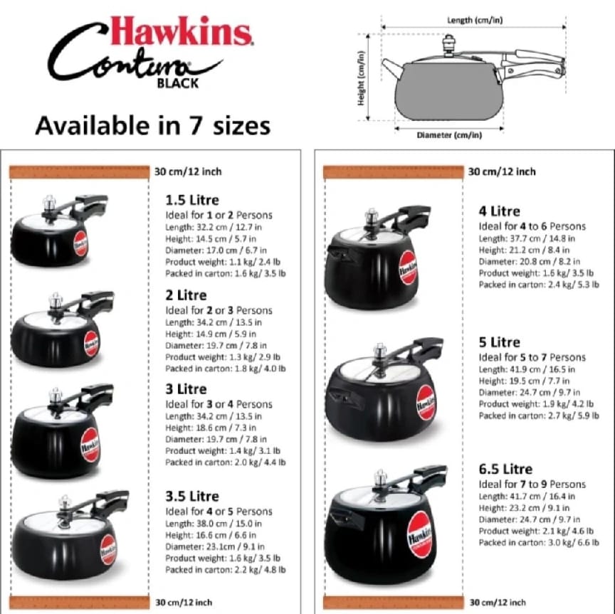 Hawkins Black Contura Cooker 3 Lits - image 5