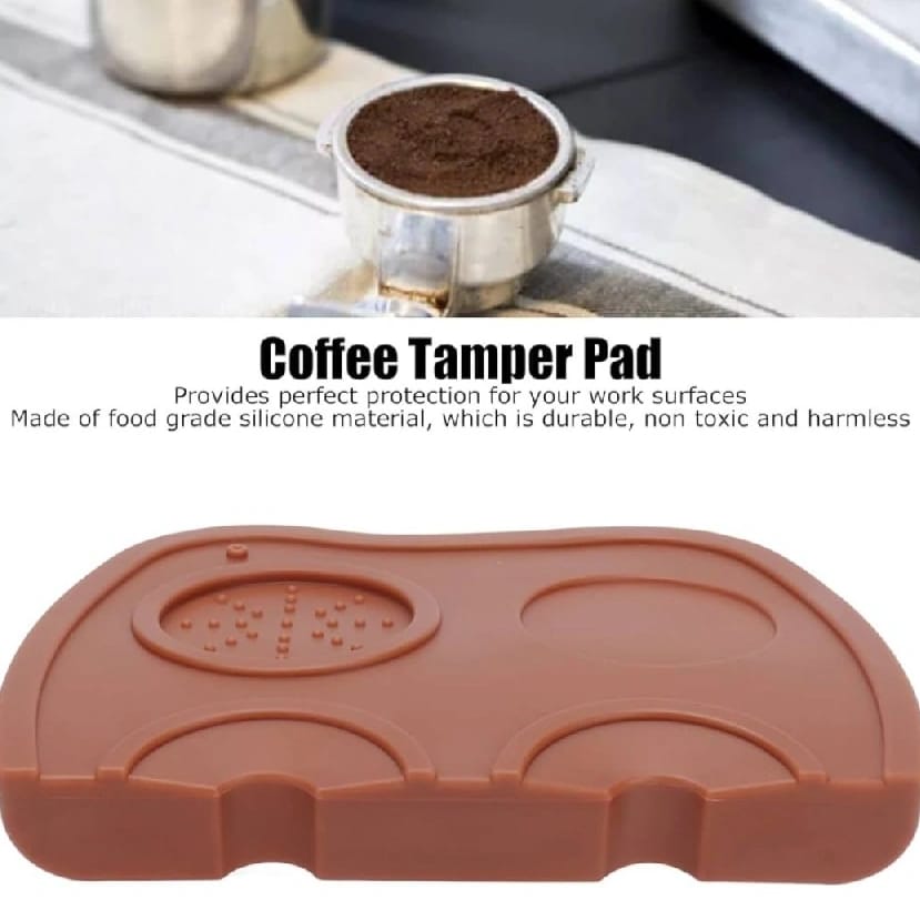Silicone Coffee Tamper Pad Coffee Matt Espresso Matt - image 2