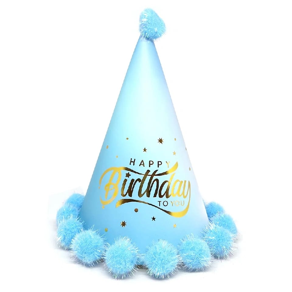 Happy Birthday Party Cap – Colorful Cone Hats