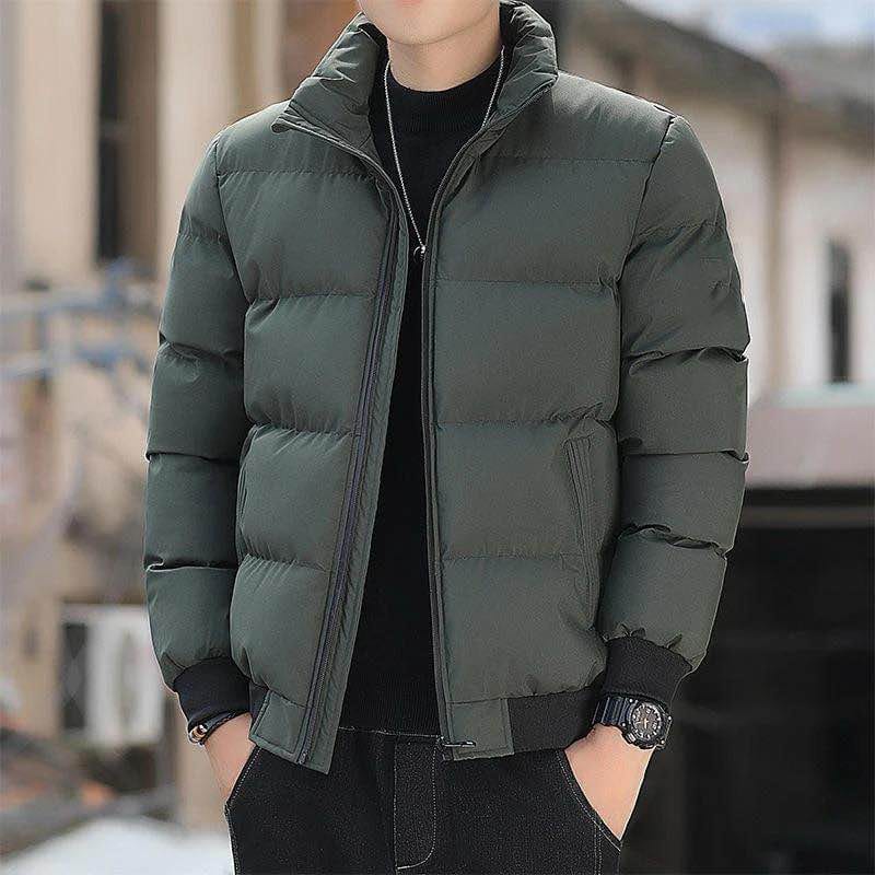 Winter Waterproof Men’s Heavy Jacket with attached Black Rib and Ziffer - image 1