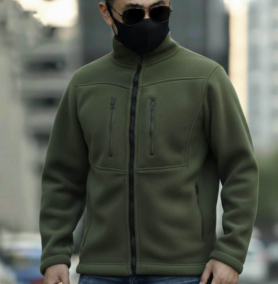 New design men’s heavy winproof fur jacket for winter - image 1