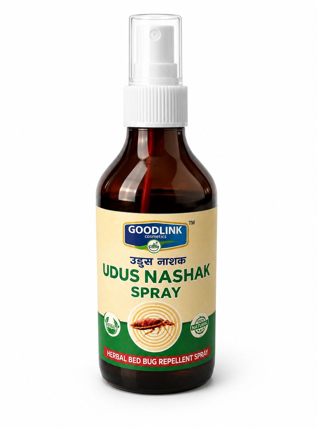 Goodlink Udus Nashak Spray 100% Natural 200 ML. Herbal Bed Bug Repellent | Safe For Home & Mattress - image 1