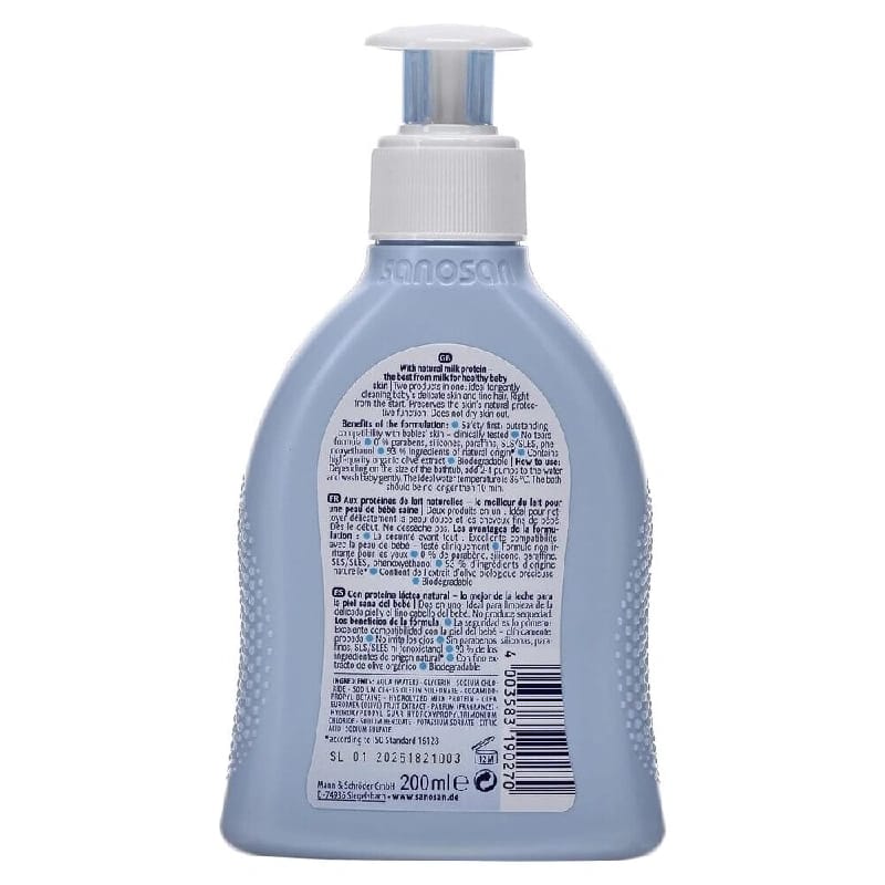 Sanosan Baby Bath & Shampoo 200ml - image 2