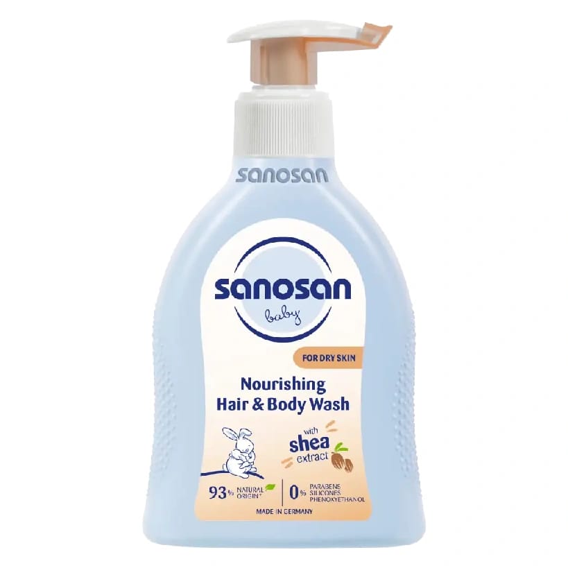 Sanosan Nourishing Hair And Body Wash 200ml