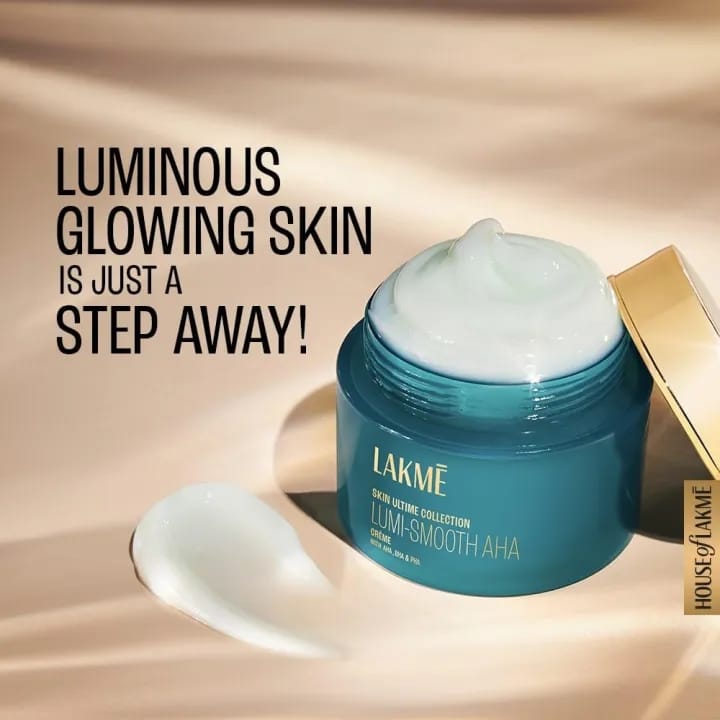 LAKMÉ Lumi Smooth Aha+Bha+Pha+B3 Cream To Exfoliate & Unclog Pores 50G - image 1