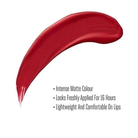 Lakme Forever Matte Liquid Lip Colour Red Revival - 5.6 Ml - image 3