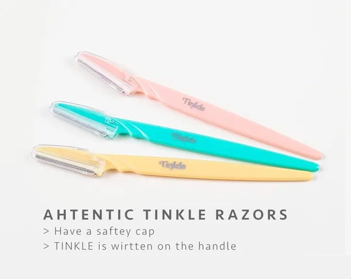 Tineke Face & Eyebrow Stainless Razors (Pack of 3) - image 3