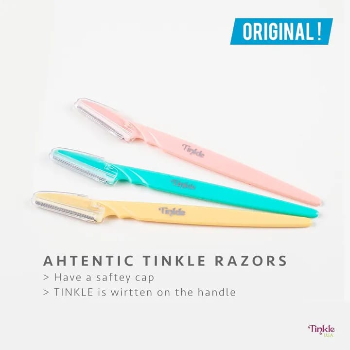 Tinkle Face & Eyebrow Stainless Razors (Pack of 3) X 6 - image 4