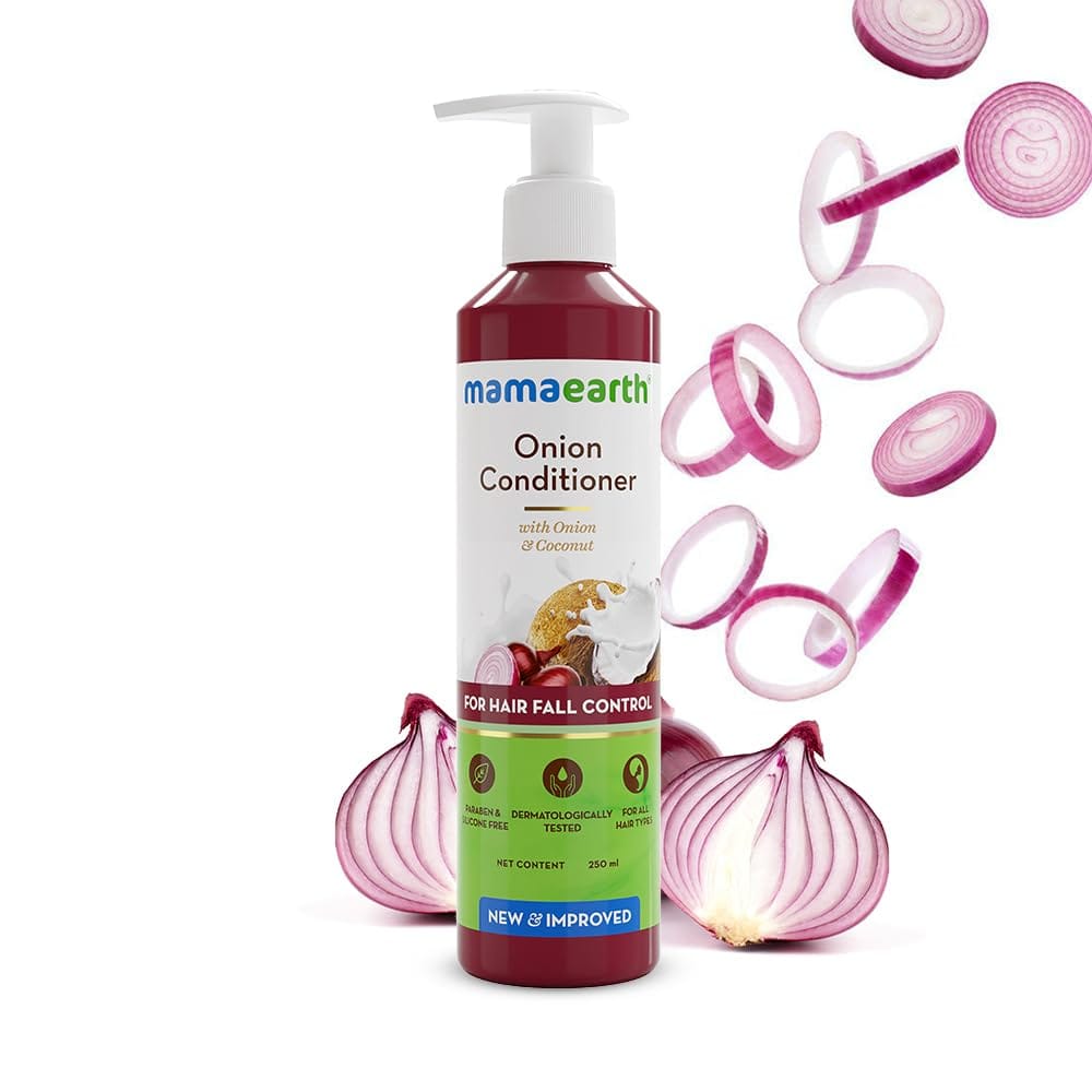 Mamaearth Onion Conditioner For Hair Growth & Hair Fall Control With Coconut Oil 250ml - image 1