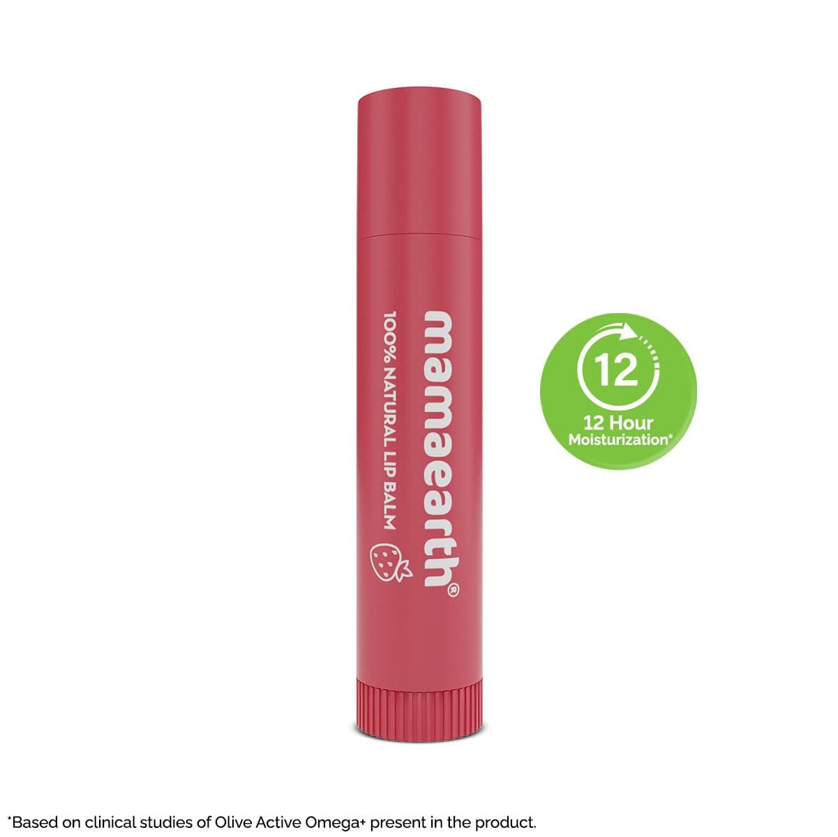 Mamaearth Nourishing Tinted 100% Natural Lip Balm With Vitamin E And Strawberry - 4 G - image 1
