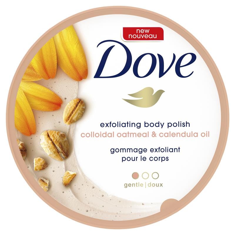 Exfoliating Body by Polish Scrub for Silky Skin Oatmeal & Calendula Oil Body Scrub 298g by Genuine Collection - image 1