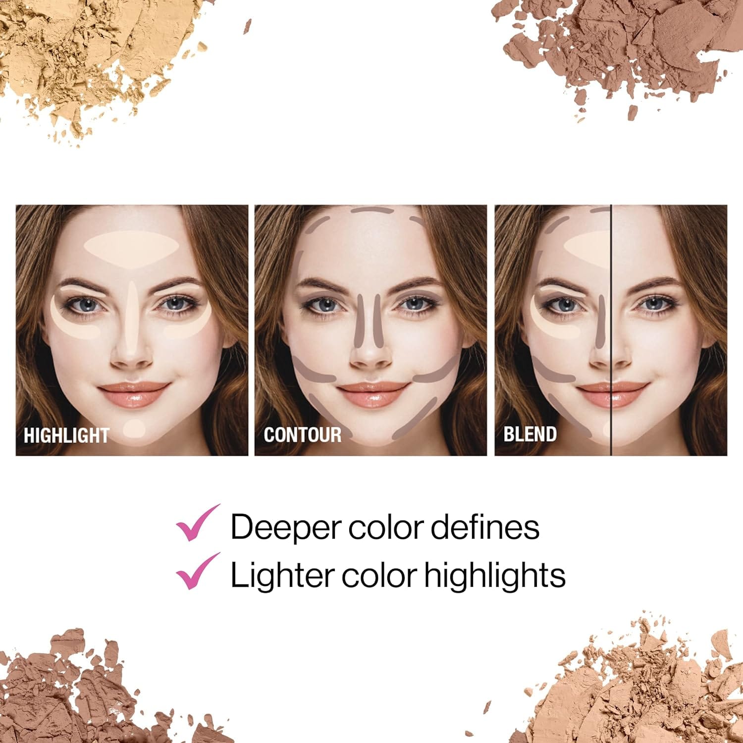 Wet n Wild MegaGlo Contouring Palette E7491 by Genuine Collection - image 2