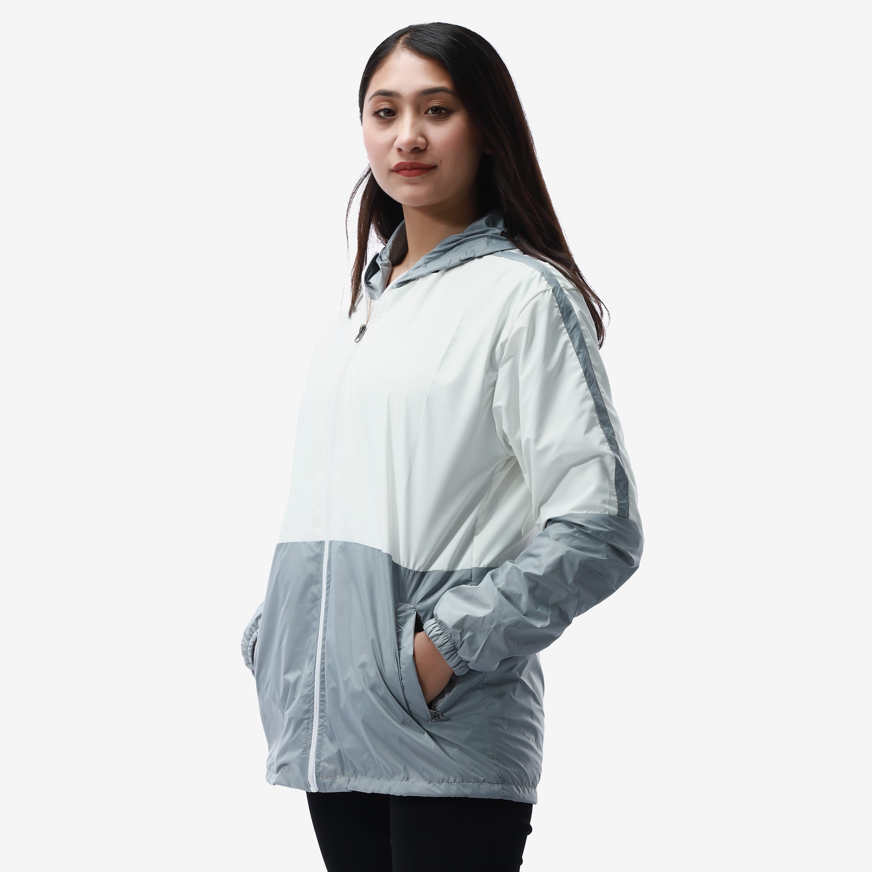 Summer Double Layered Fancy Windproof Jacket For Women. - Fashion | Jackets For Women | Women's Wear | Windproof Jackets | - image 4
