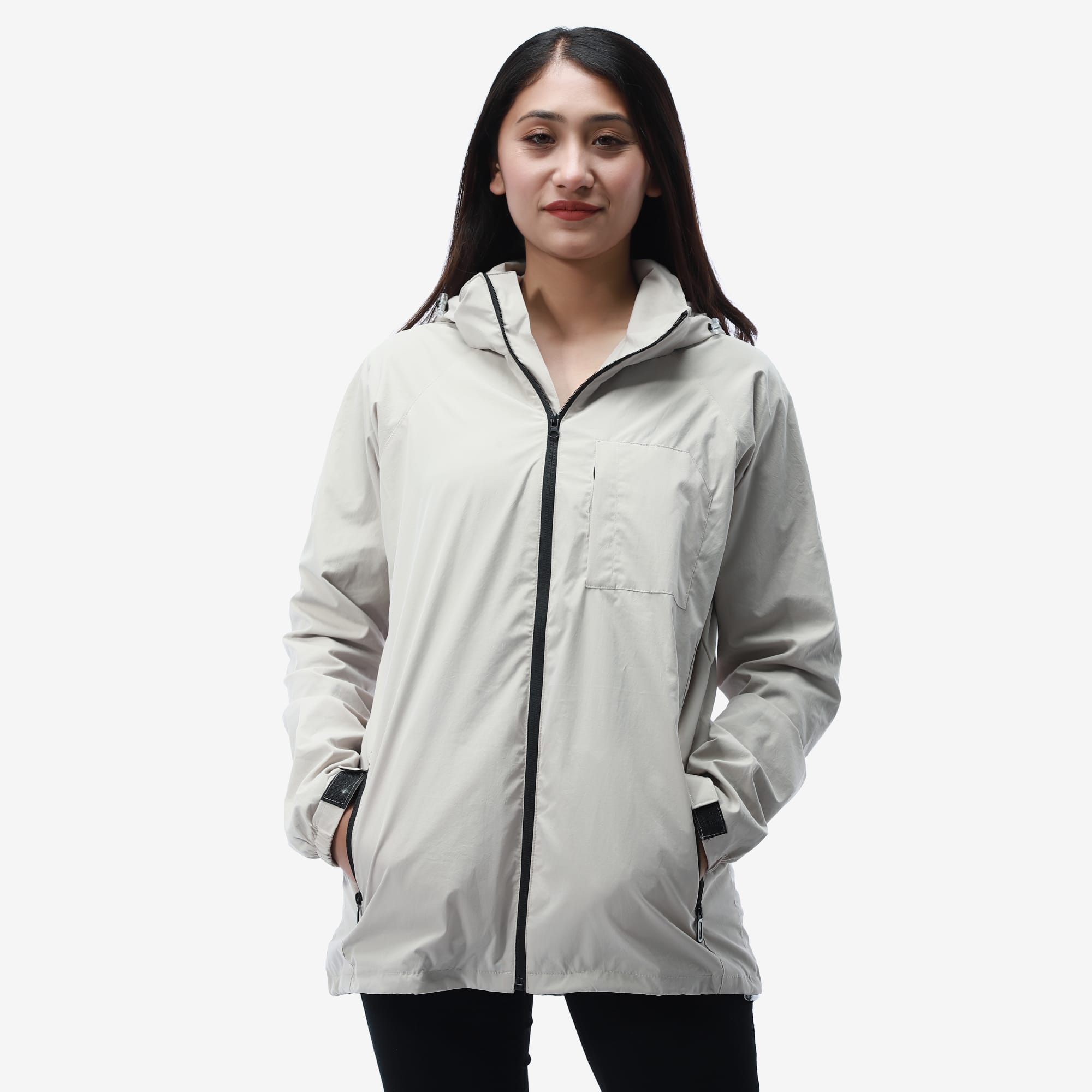 Summer Double Layered Windproof Jacket For Women. - Fashion | Jackets For Women | Women's Wear | Windproof Jackets | - image 3