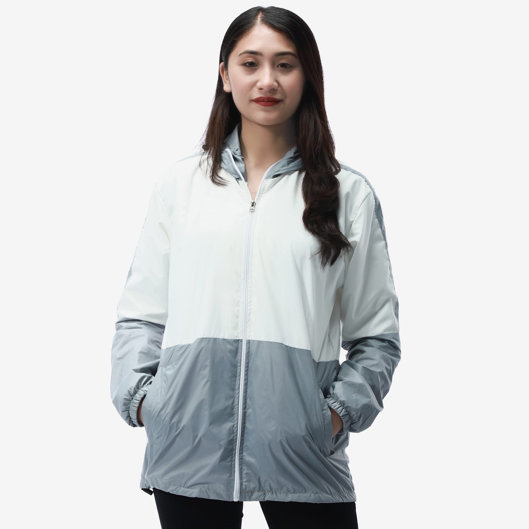 Summer Double Layered Fancy Windproof Jacket For Women. - Fashion | Jackets For Women | Women's Wear | Windproof Jackets | - image 3